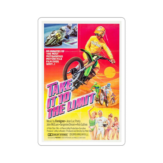 Take It to the Limit 1980 Movie Poster STICKER Vinyl Die-Cut Decal-6 Inch-The Sticker Space