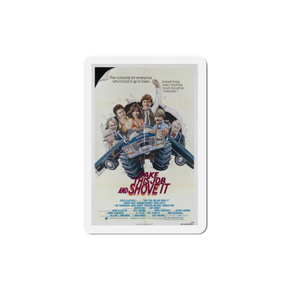Take This Job and Shove It 1981 Movie Poster Die-Cut Magnet-3" x 3"-The Sticker Space