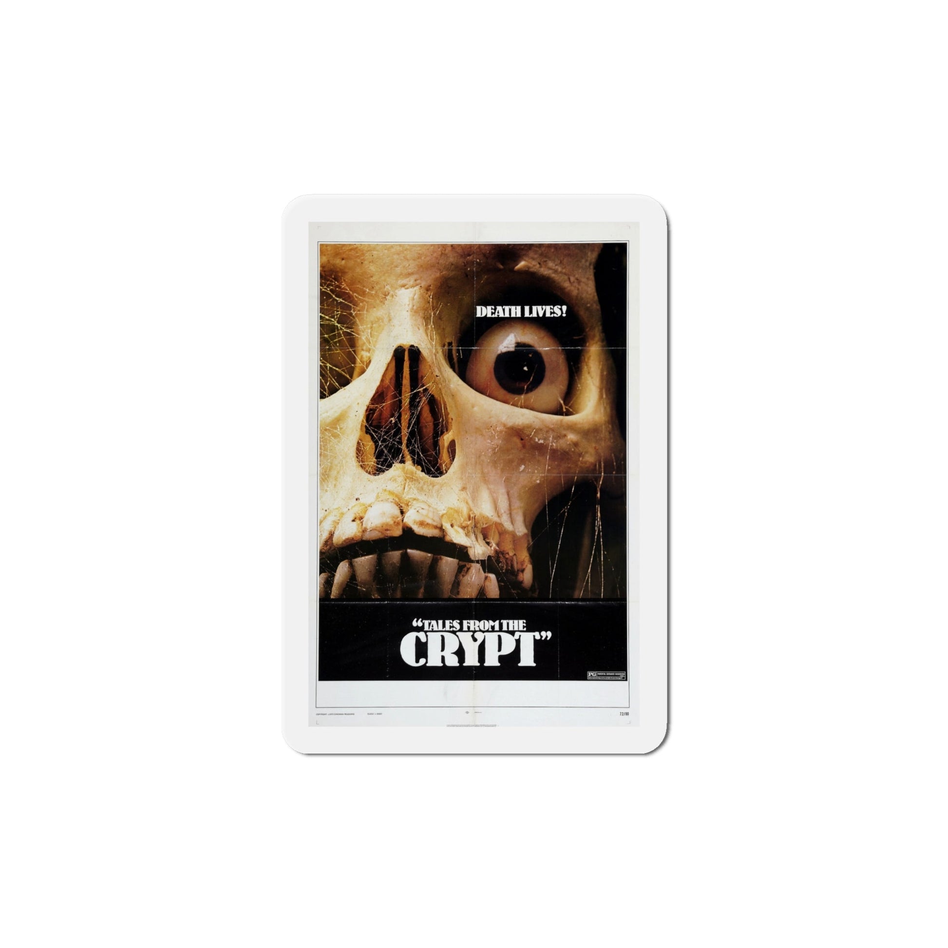 Tales from the Crypt 1972 Movie Poster Die-Cut Magnet-6 Inch-The Sticker Space