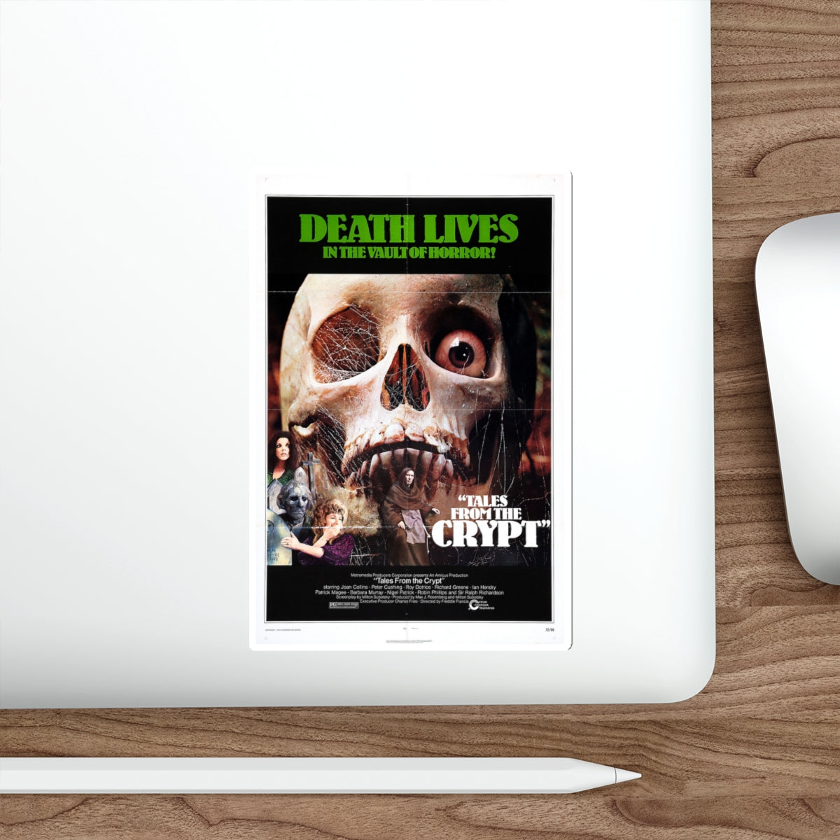 TALES FROM THE CRYPT 1972 Movie Poster STICKER Vinyl Die-Cut Decal-The Sticker Space