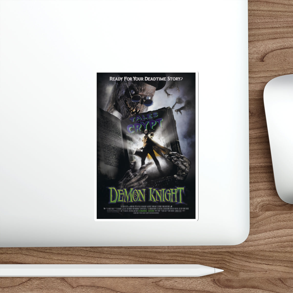 TALES FROM THE CRYPT PRESENTS DEMON KNIGHT 1995 Movie Poster STICKER Vinyl Die-Cut Decal-The Sticker Space