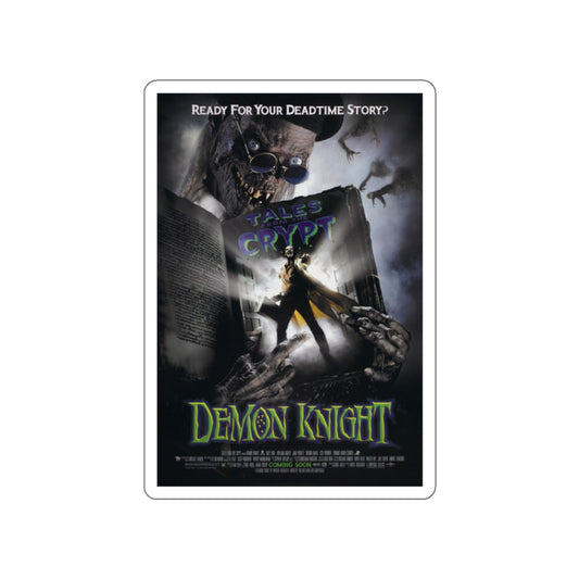 TALES FROM THE CRYPT PRESENTS DEMON KNIGHT 1995 Movie Poster STICKER Vinyl Die-Cut Decal-White-The Sticker Space