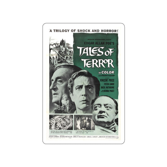 TALES OF TERROR 1962 Movie Poster STICKER Vinyl Die-Cut Decal-White-The Sticker Space