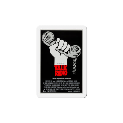 Talk Radio 1988 Movie Poster Die-Cut Magnet-6 × 6"-The Sticker Space