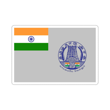 Tamil Nadu Flag (India) STICKER Vinyl Die-Cut Decal-2 Inch-The Sticker Space