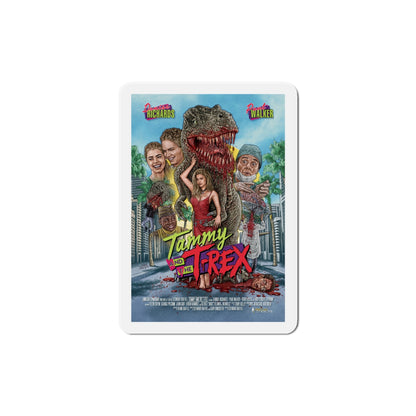 Tammy and the T Rex 1994 Movie Poster Die-Cut Magnet-5" x 5"-The Sticker Space