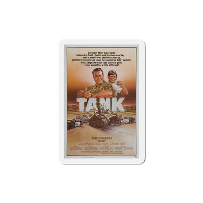Tank 1984 Movie Poster Die-Cut Magnet-3" x 3"-The Sticker Space