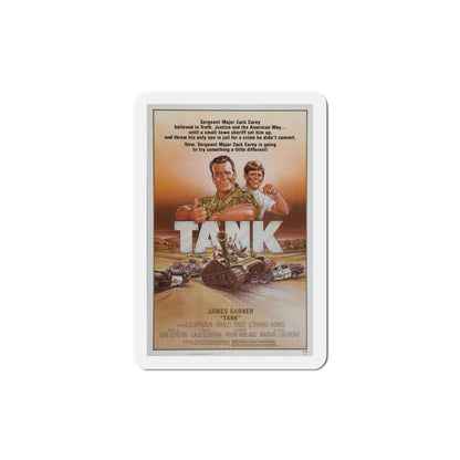 Tank 1984 Movie Poster Die-Cut Magnet-4" x 4"-The Sticker Space