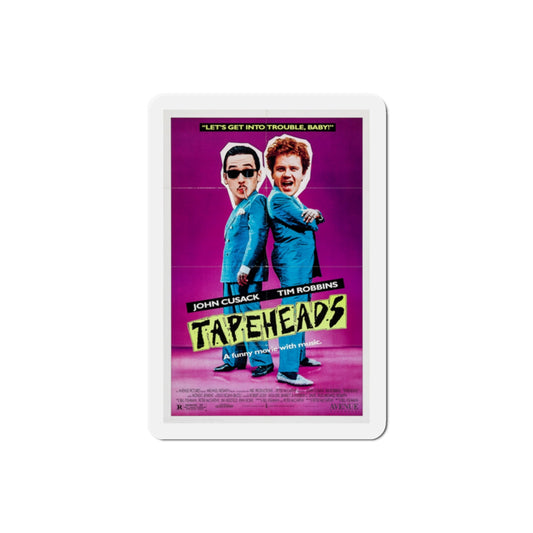 Tapeheads 1988 Movie Poster Die-Cut Magnet-2" x 2"-The Sticker Space