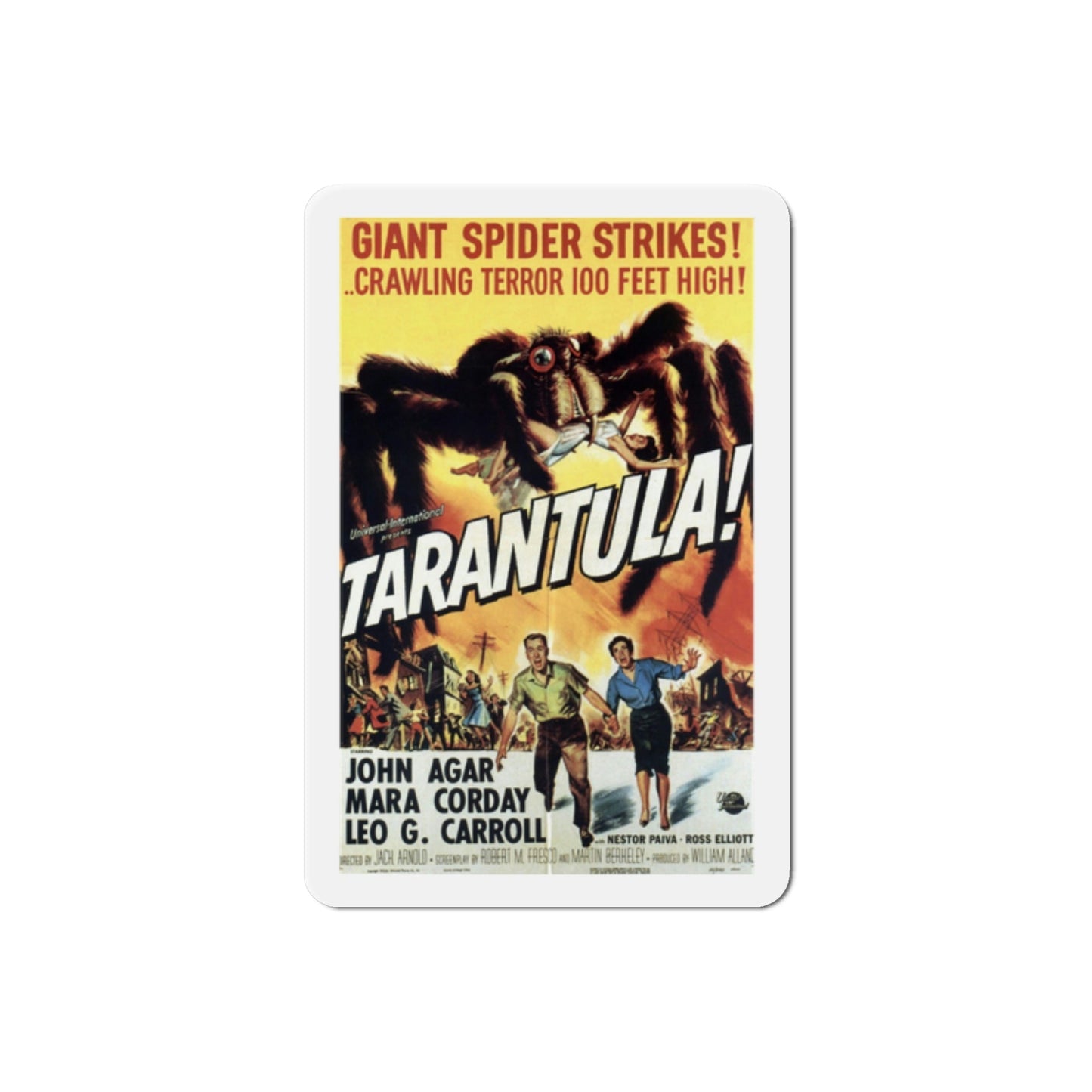 Tarantula 1955 Movie Poster Die-Cut Magnet-2 Inch-The Sticker Space