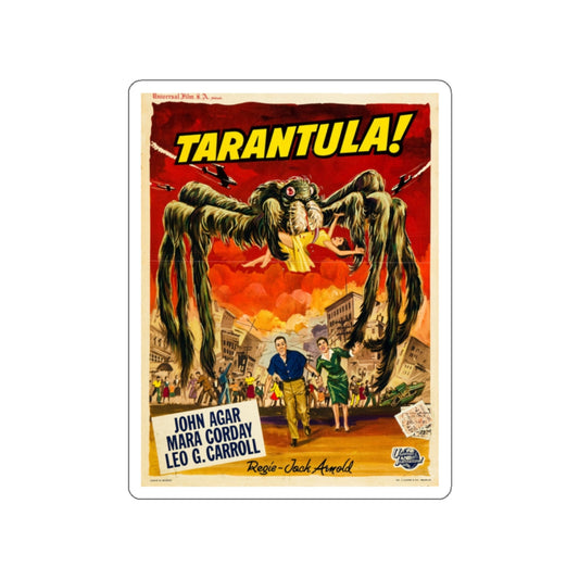 TARANTULA! (BELGIAN) 1955 Movie Poster STICKER Vinyl Die-Cut Decal-White-The Sticker Space