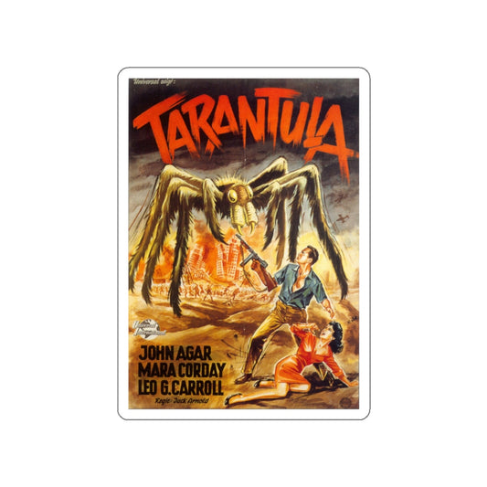 TARANTULA (GERMAN) 1955 Movie Poster STICKER Vinyl Die-Cut Decal-White-The Sticker Space