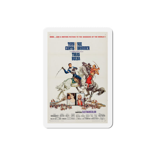 Taras Bulba 1962 Movie Poster Die-Cut Magnet-2 Inch-The Sticker Space