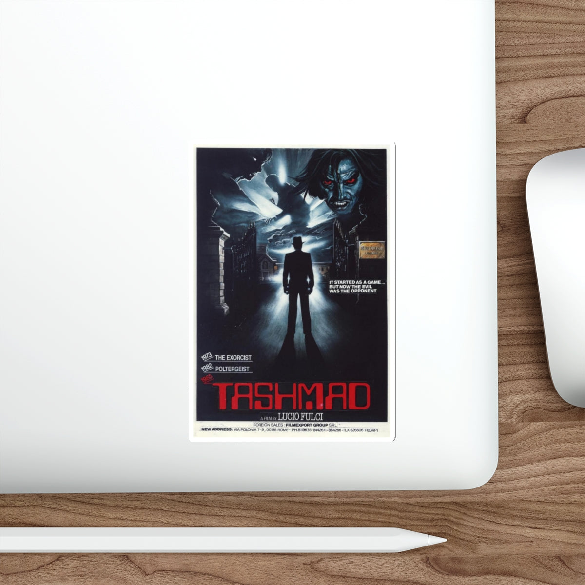 TASHMAD (UNRELEASED) Movie Poster STICKER Vinyl Die-Cut Decal-The Sticker Space