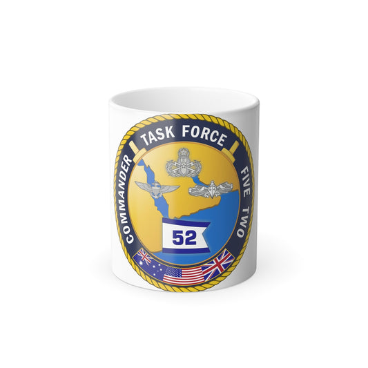 Task Force Five Two (U.S. Navy) Color Changing Mug 11oz-11oz-The Sticker Space