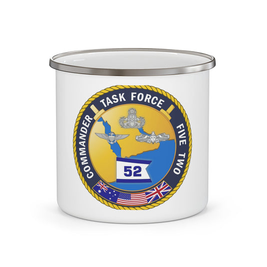 Task Force Five Two (U.S. Navy) Enamel Mug 12oz-12oz-The Sticker Space