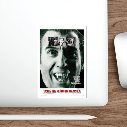 TASTE THE BLOOD OF DRACULA (2) 1970 Movie Poster STICKER Vinyl Die-Cut Decal-The Sticker Space