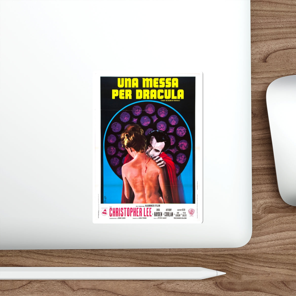 TASTE THE BLOOD OF DRACULA (3) 1970 Movie Poster STICKER Vinyl Die-Cut Decal-The Sticker Space