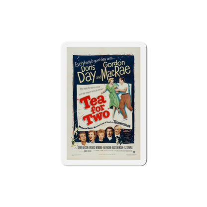 Tea for Two 1950 Movie Poster Die-Cut Magnet-6 Inch-The Sticker Space
