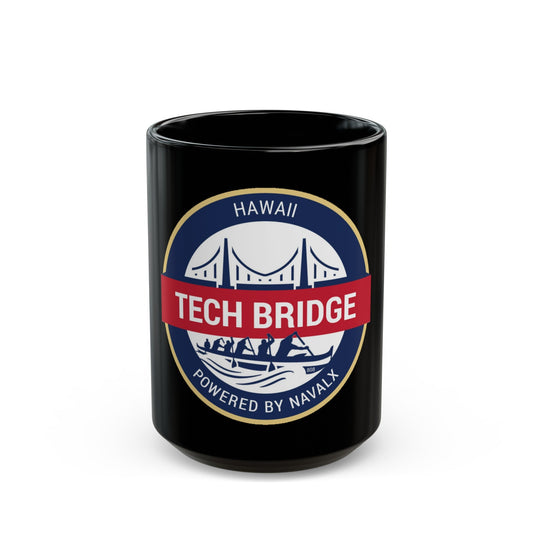 Tech Bridge Hawaii (U.S. Navy) Black Coffee Mug-15oz-The Sticker Space