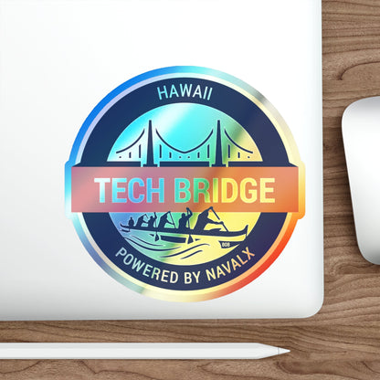 Tech Bridge Hawaii (U.S. Navy) Holographic STICKER Die-Cut Vinyl Decal-The Sticker Space