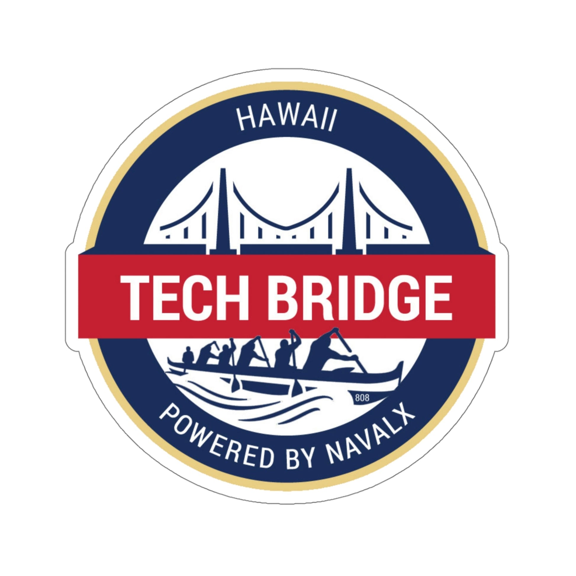 Tech Bridge Hawaii (U.S. Navy) STICKER Vinyl Die-Cut Decal-5 Inch-The Sticker Space