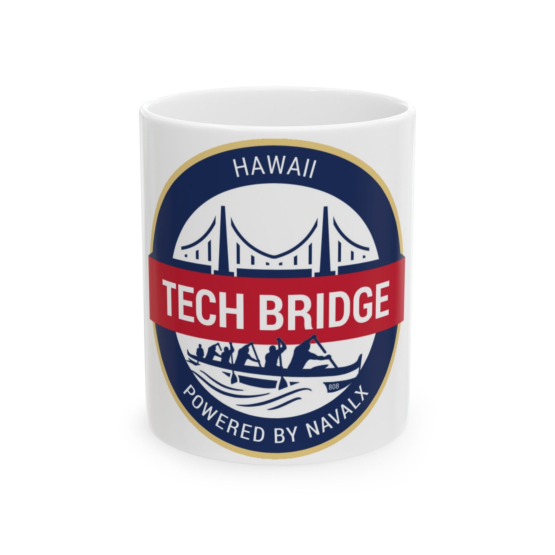 Tech Bridge Hawaii (U.S. Navy) White Coffee Mug-11oz-The Sticker Space