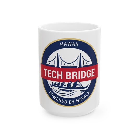 Tech Bridge Hawaii (U.S. Navy) White Coffee Mug-15oz-The Sticker Space