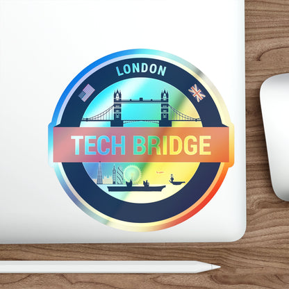 Tech Bridge London (U.S. Navy) Holographic STICKER Die-Cut Vinyl Decal-The Sticker Space