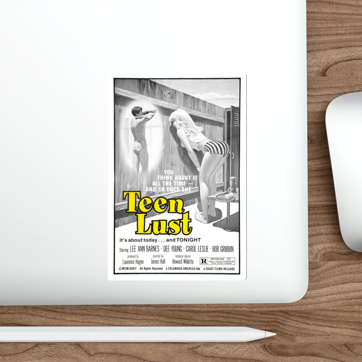 TEEN LUST (HIGH SCHOOL TEASERS) 1978 Movie Poster STICKER Vinyl Die-Cut Decal-The Sticker Space
