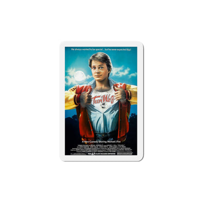 Teen Wolf 1985 Movie Poster Die-Cut Magnet-5" x 5"-The Sticker Space