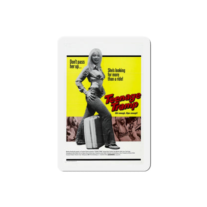 Teenage Tramp 1975 Movie Poster Die-Cut Magnet-2 Inch-The Sticker Space
