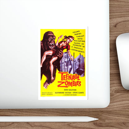 TEENAGE ZOMBIES 1959 Movie Poster STICKER Vinyl Die-Cut Decal-The Sticker Space