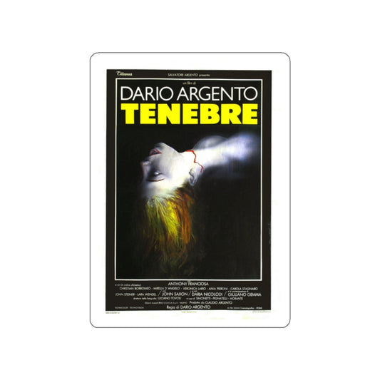 TENEBRE (TENEBRAE, UNSANE) 1982 Movie Poster STICKER Vinyl Die-Cut Decal-White-The Sticker Space
