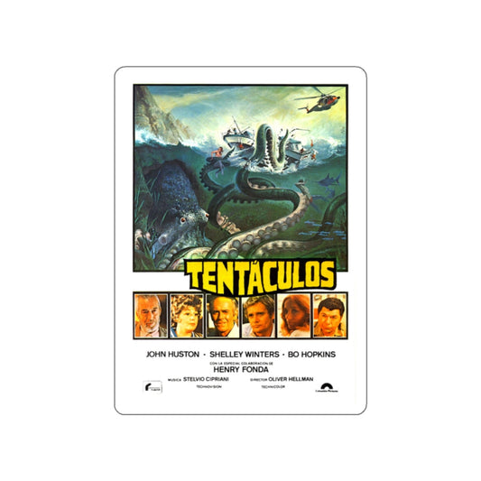 TENTACLES (SPAIN) 1977 Movie Poster STICKER Vinyl Die-Cut Decal-White-The Sticker Space