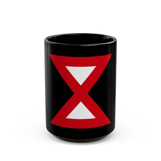 Tenth United States (U.S. Army) Black Coffee Mug-15oz-The Sticker Space