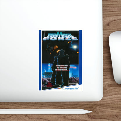 TERMINAL FORCE (GALAXIS) 1995 Movie Poster STICKER Vinyl Die-Cut Decal-The Sticker Space