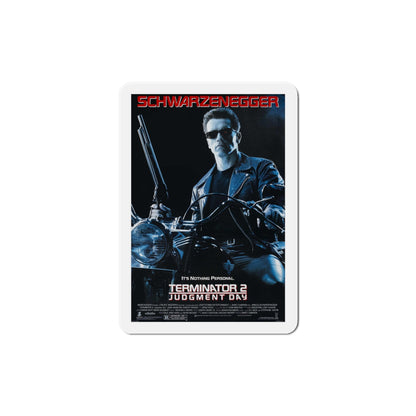 Terminator 2 Judgment Day 1991 Movie Poster Die-Cut Magnet-5" x 5"-The Sticker Space