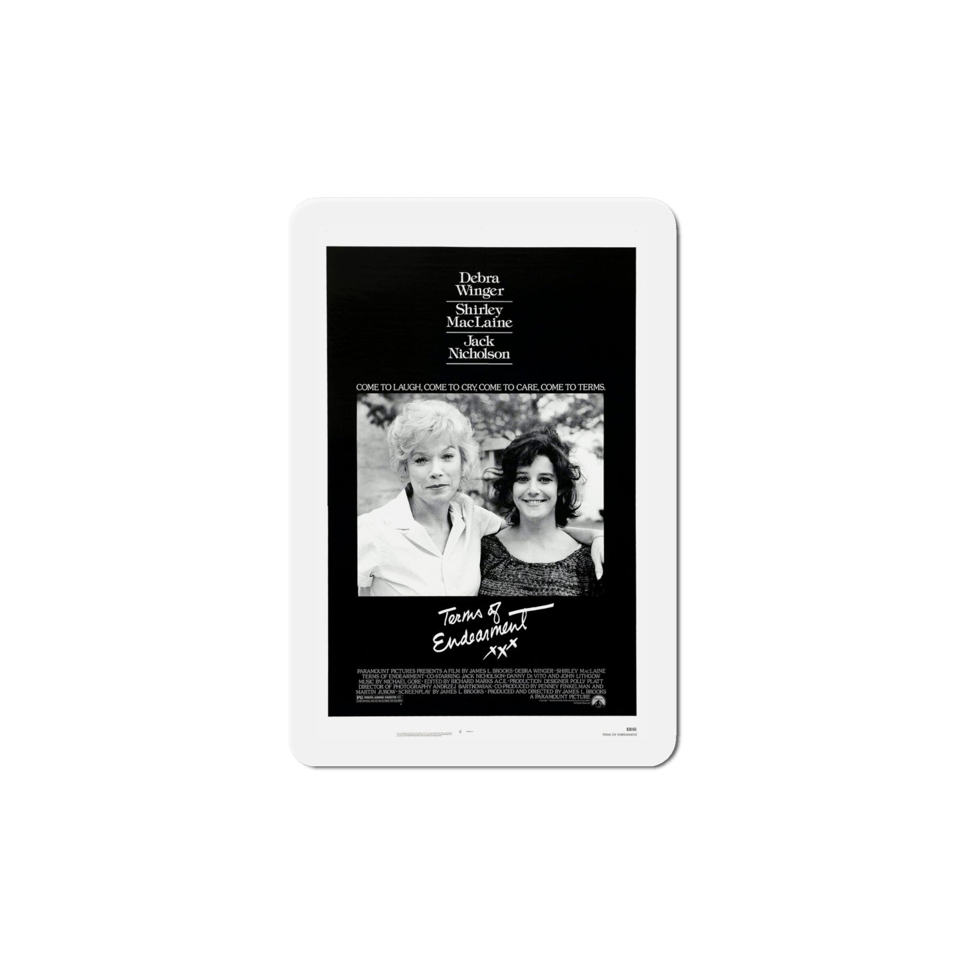 Terms of Endearment 1983 Movie Poster Die-Cut Magnet-6 × 6"-The Sticker Space