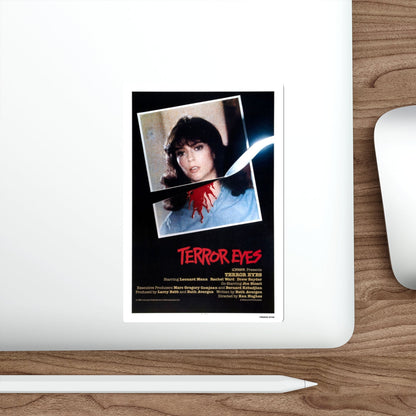TERROR EYES (2) 1981 Movie Poster STICKER Vinyl Die-Cut Decal-The Sticker Space