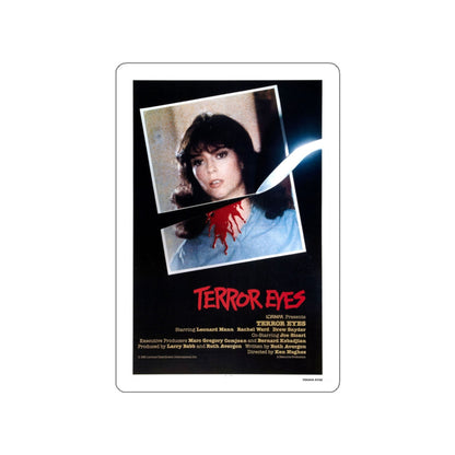 TERROR EYES (2) 1981 Movie Poster STICKER Vinyl Die-Cut Decal-White-The Sticker Space