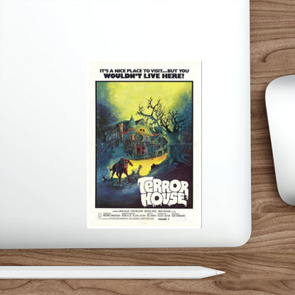 TERROR HOUSE (TERROR AT RED WOLF INN) 1972 Movie Poster STICKER Vinyl Die-Cut Decal-The Sticker Space