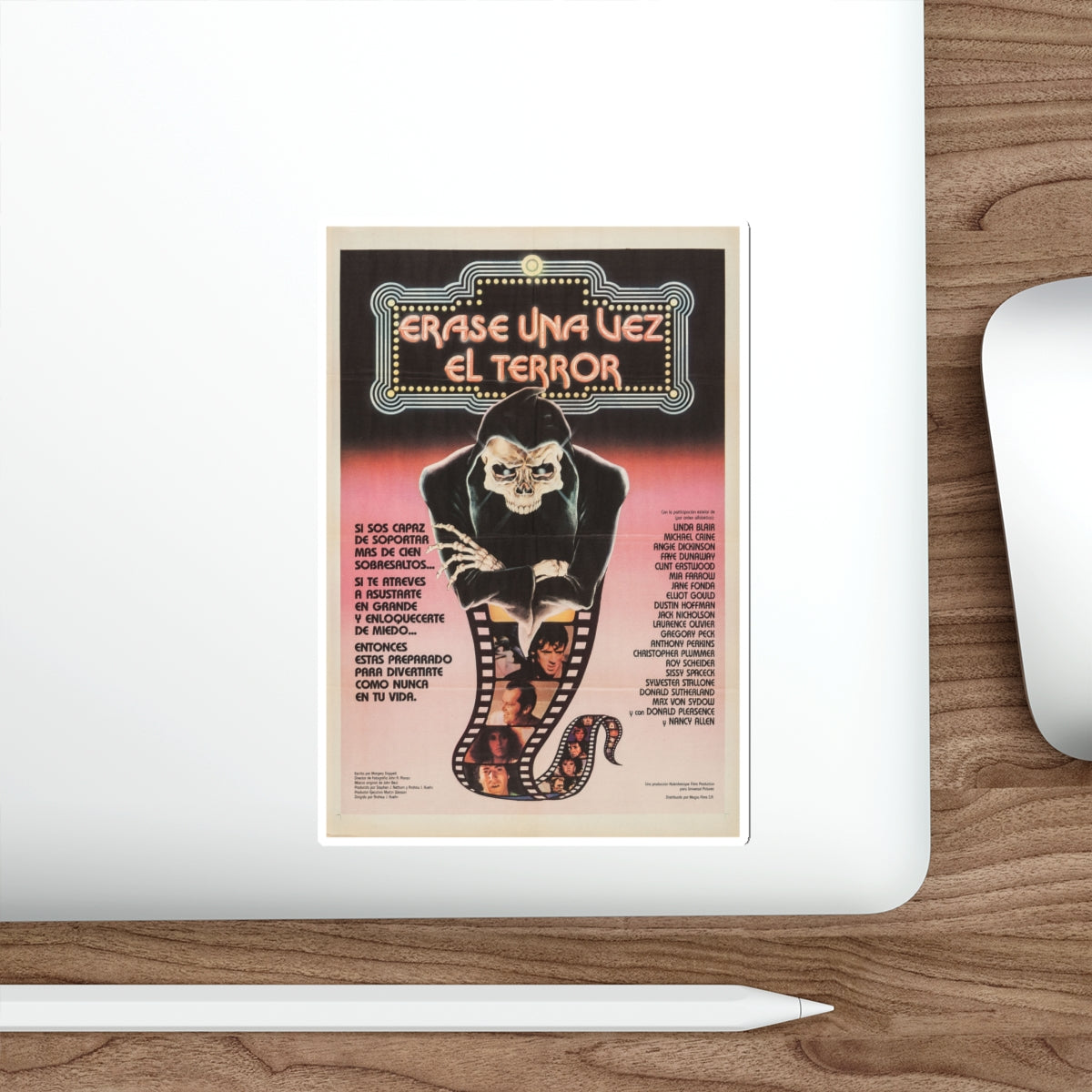TERROR IN THE AISLES (ARGENTINA) 1984 Movie Poster STICKER Vinyl Die-Cut Decal-The Sticker Space