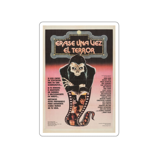 TERROR IN THE AISLES (ARGENTINA) 1984 Movie Poster STICKER Vinyl Die-Cut Decal-White-The Sticker Space