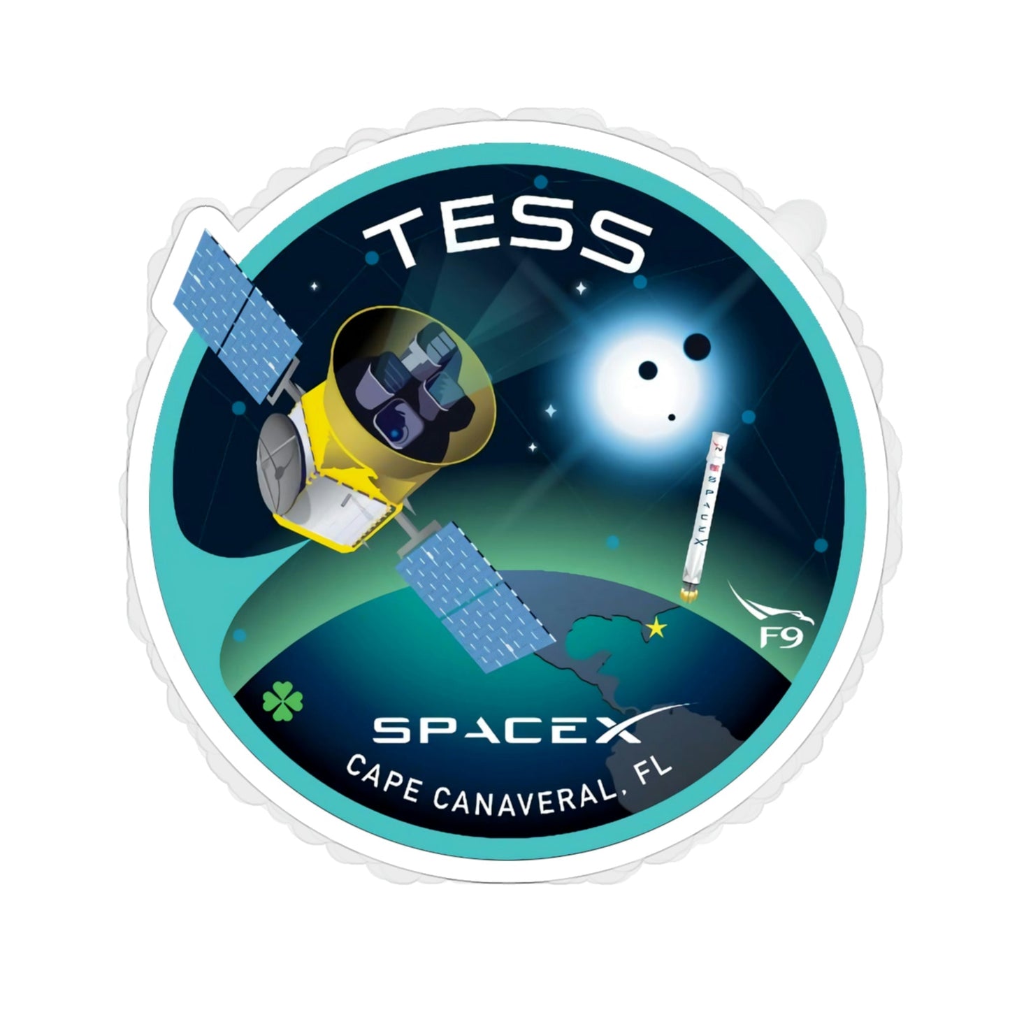 TESS (SpaceX) STICKER Vinyl Die-Cut Decal-5 Inch-The Sticker Space