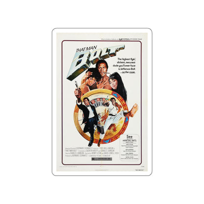THAT MAN BOLT 1973 Movie Poster STICKER Vinyl Die-Cut Decal-White-The Sticker Space