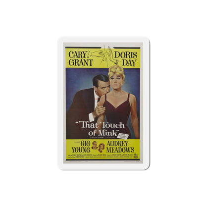 That Touch of Mink 1962 Movie Poster Die-Cut Magnet-2 Inch-The Sticker Space
