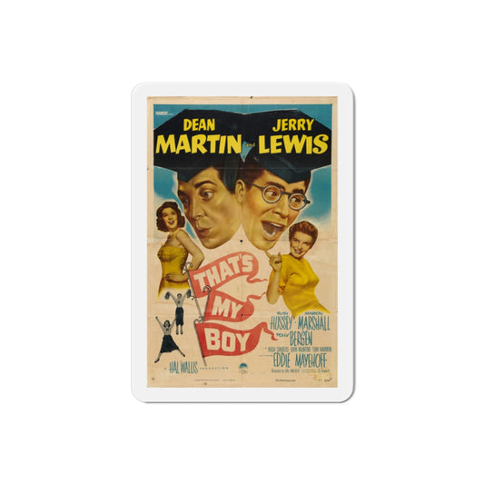 Thats My Boy 1951 Movie Poster Die-Cut Magnet-2 Inch-The Sticker Space