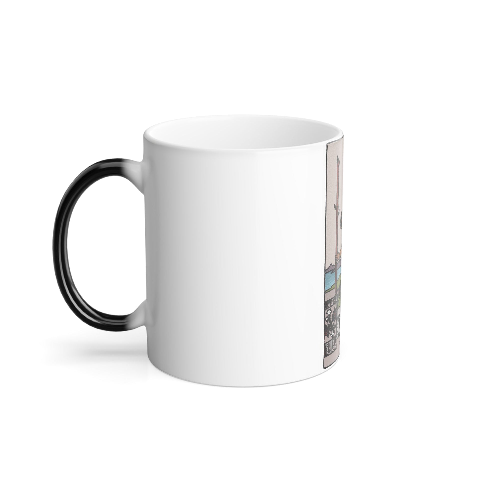 The 2 of Wands (Tarot Card) Color Changing Mug 11oz-11oz-The Sticker Space