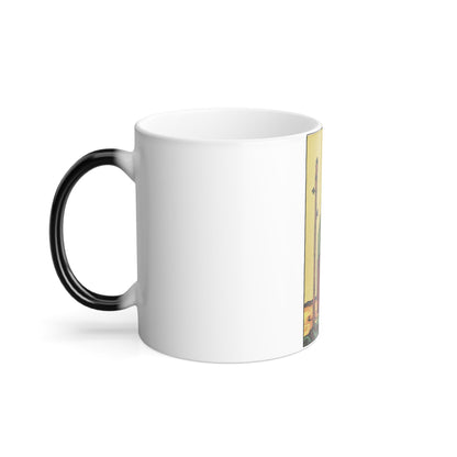 The 3 of Wands (Tarot Card) Color Changing Mug 11oz-11oz-The Sticker Space